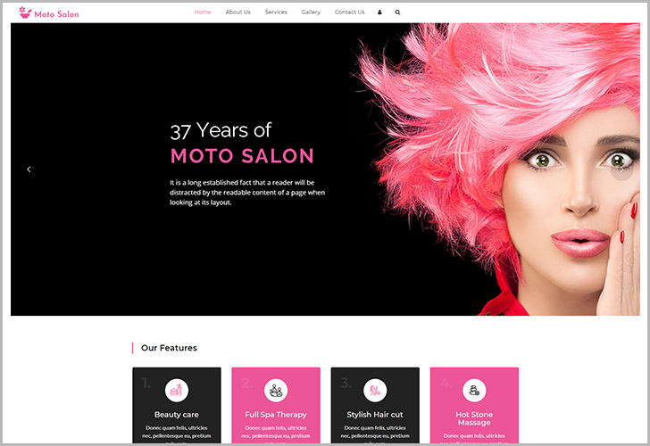 MOTO Beauty Salon………………………$60